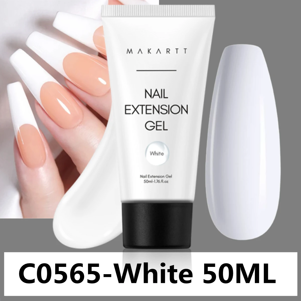 Makartt Natural Pink Poly Nail Gel – 50ML Builder for DIY Extensions - Image 7