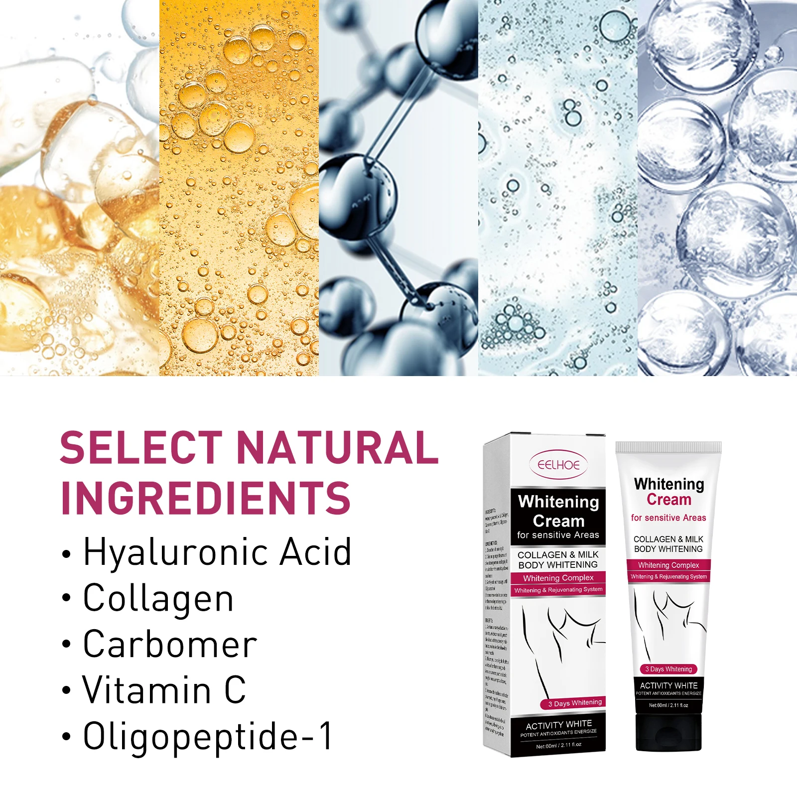 Whitening Cream for Dark Skin – Underarm, Thigh & Sensitive Area Lightening Lotion - Image 3