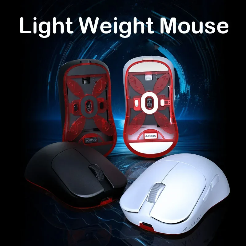 Ajazz AJ099 Superlight Wireless Gaming Mouse – 12000DPI, 56g, Dual Mode - Image 2