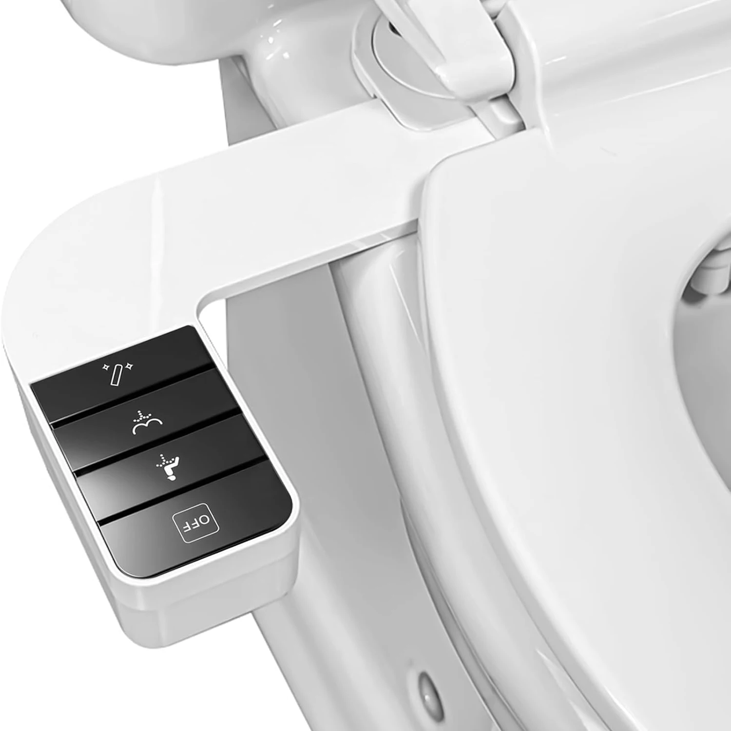 Non-Electric Dual Nozzle Bidet Attachment – Self-Cleaning, Adjustable Pressure