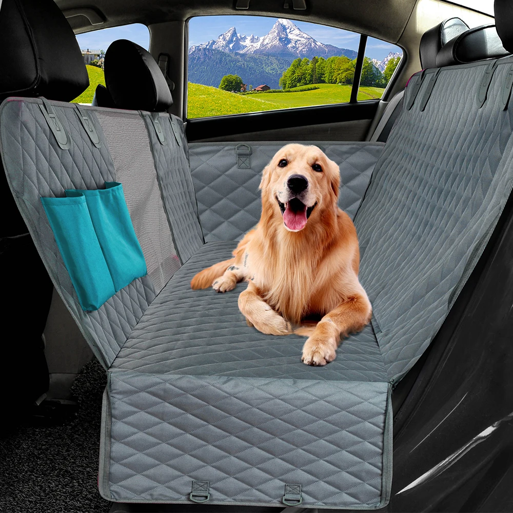 PETRAVEL Waterproof Dog Car Hammock – Rear Seat Protector for Dogs
