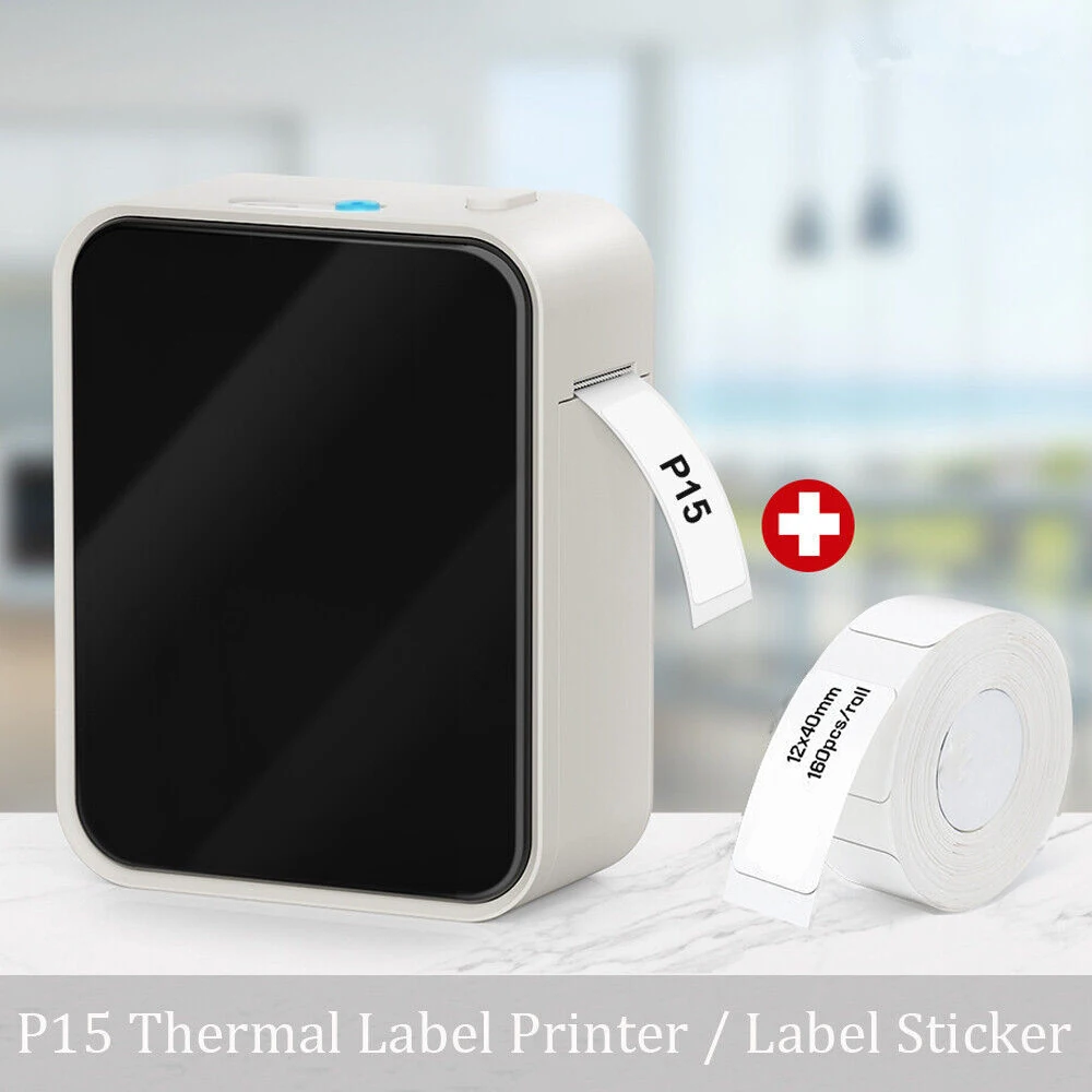 Marklife P15 Mini Portable Thermal Printer Without Ink Self-Adhesive Label Maker Printer For Stickers Labeller Labeling Machine - Image 8