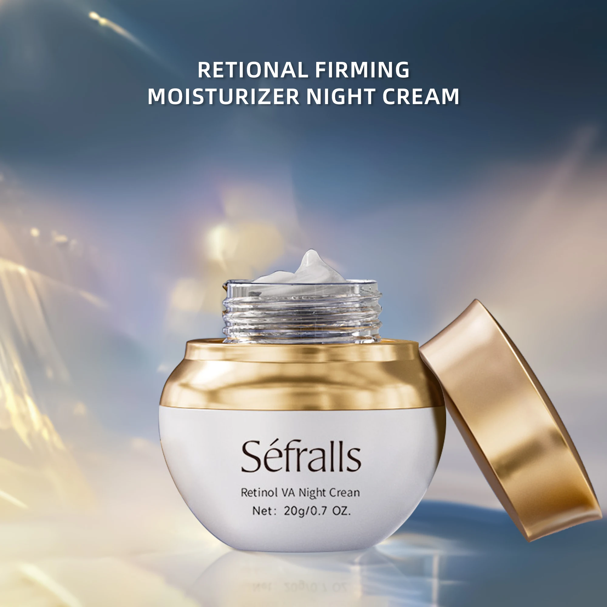 Séfralls Retinol Night Cream – Collagen Peptide Moisturizer for Hydration - Image 4