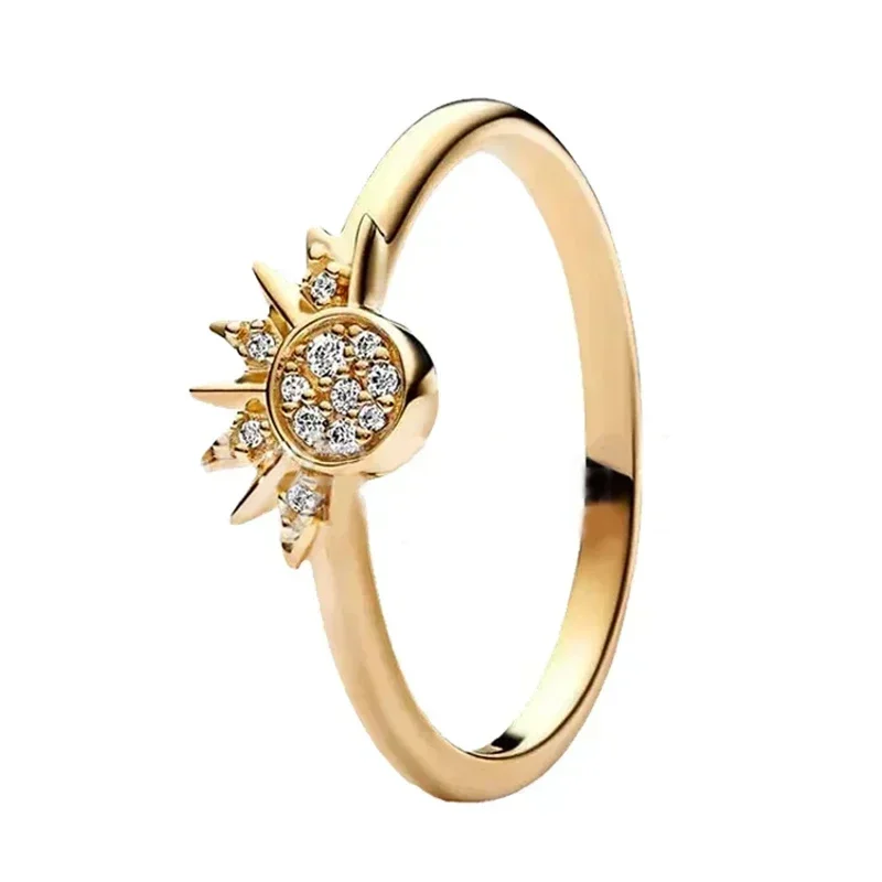 925 Silver Celestial Ring Set – Heart, Bow, Sun, Moon & Star Charms - Image 14