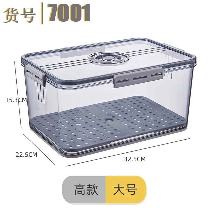 High-Capacity Fridge Storage Box – Airtight Organizer for Eggs, Fruits & Veggies - Image 6