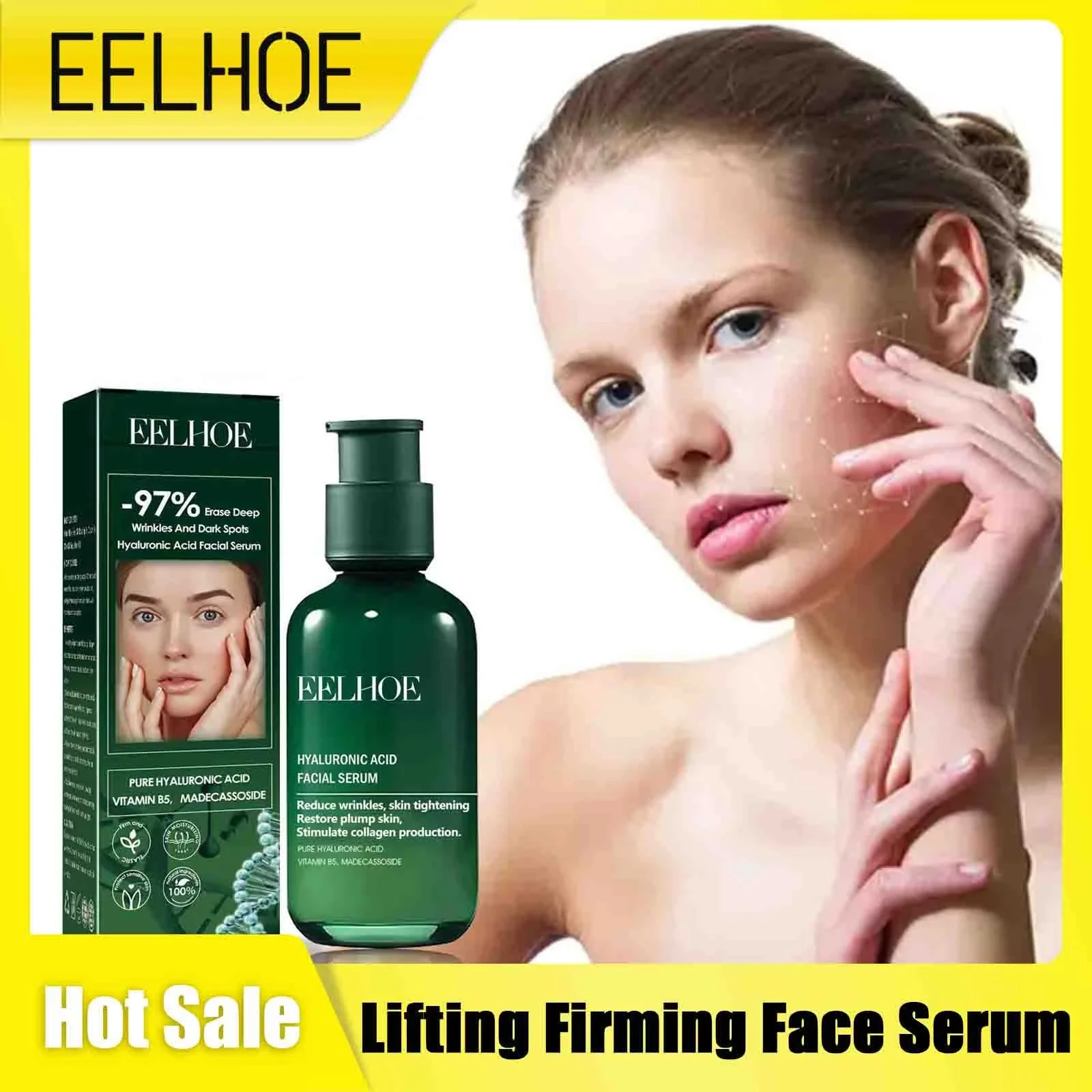 Hyaluronic Acid Serum – Dark Spot & Wrinkle Remover, Pore Minimizer - Image 5