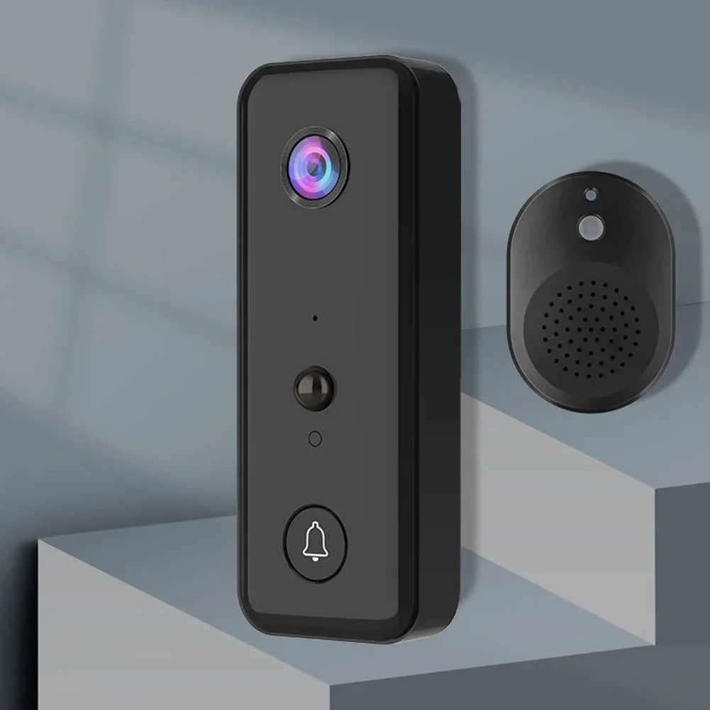 Wireless Video Doorbell with 2-Way Audio & PIR Motion Detection for Home Office - Image 2