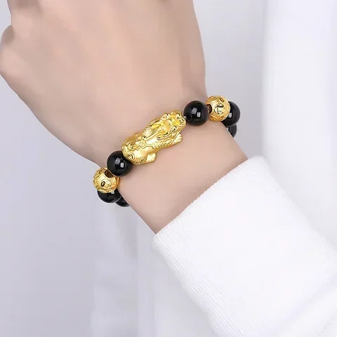 24k Real Gold Lucky Bracelet for Men and Women – US Ship Gold Shop