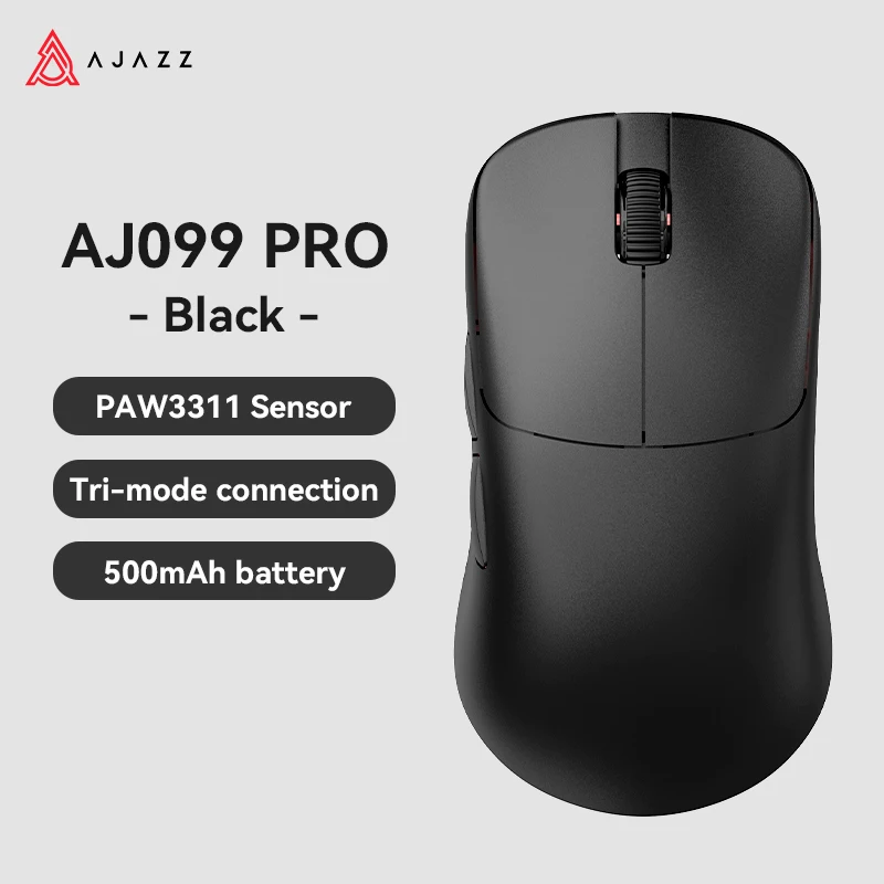 Ajazz AJ099 Superlight Wireless Gaming Mouse – 12000DPI, 56g, Dual Mode - Image 7