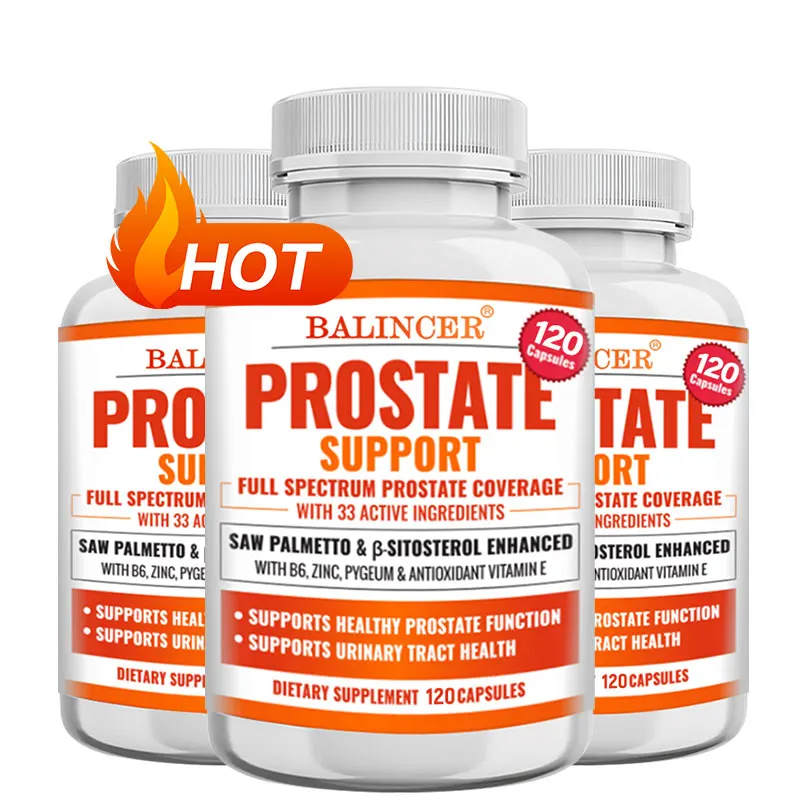 Prostate Health Supplement – Relieves Urinary Frequency, Bladder Control & Discomfort