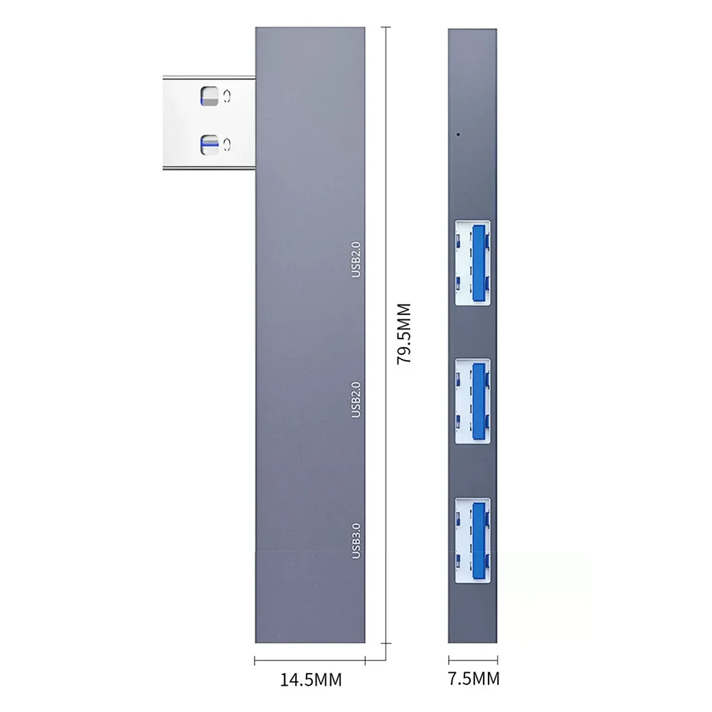 3-in-1 USB-C Hub Docking Station, 5Gbps, 3 Ports for PC Laptop Notebook - Image 6