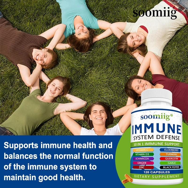 10‑in‑1 Immune Support Supplement – Elderberry, Vit C, Zinc & Echinacea - Image 5