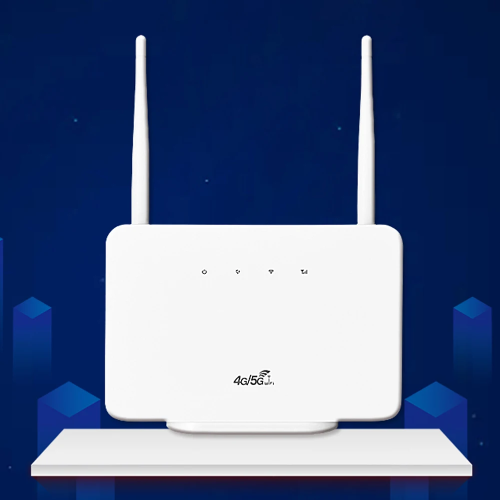 4G LTE CPE Router Modem 300Mbps with SIM Slot & External Antenna - EU Plug