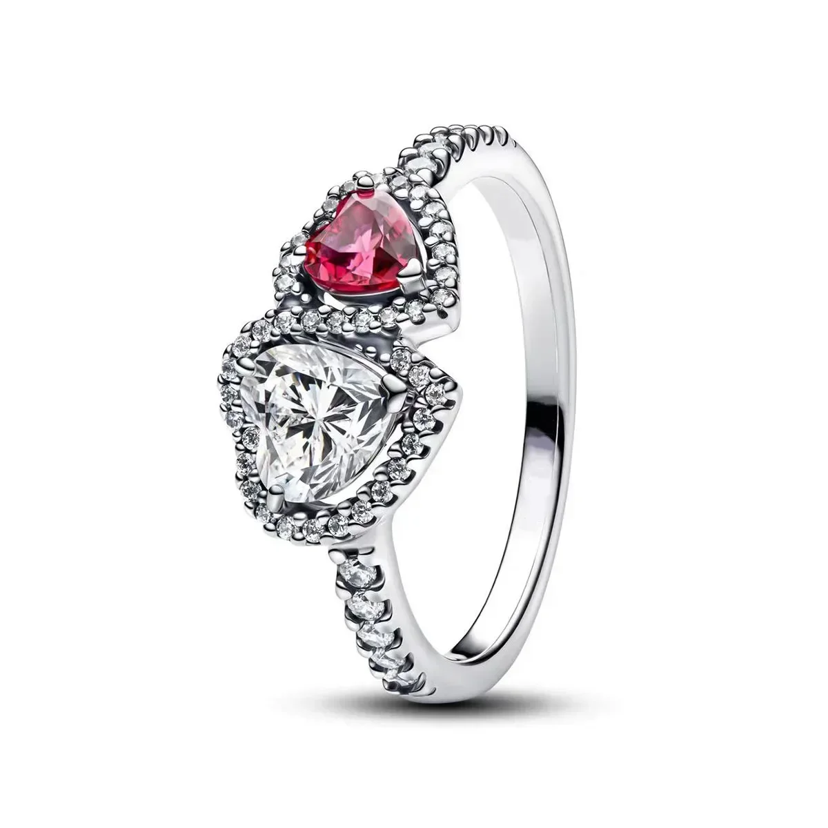 925 Silver Celestial Ring Set – Heart, Bow, Sun, Moon & Star Charms - Image 23