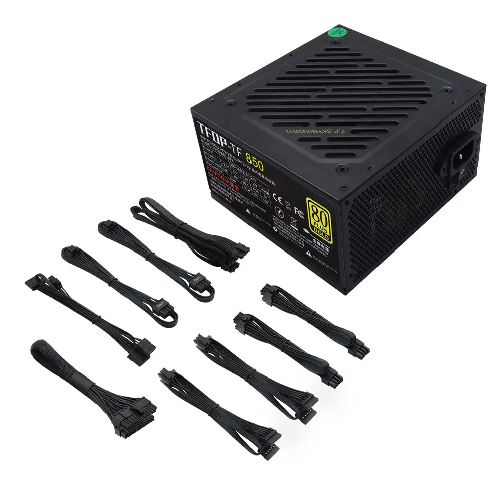 T.F. SKYWINDINTL 850W PSU ATX 3.0 Fully Modular 80 Plus Gold Gaming Power Supply