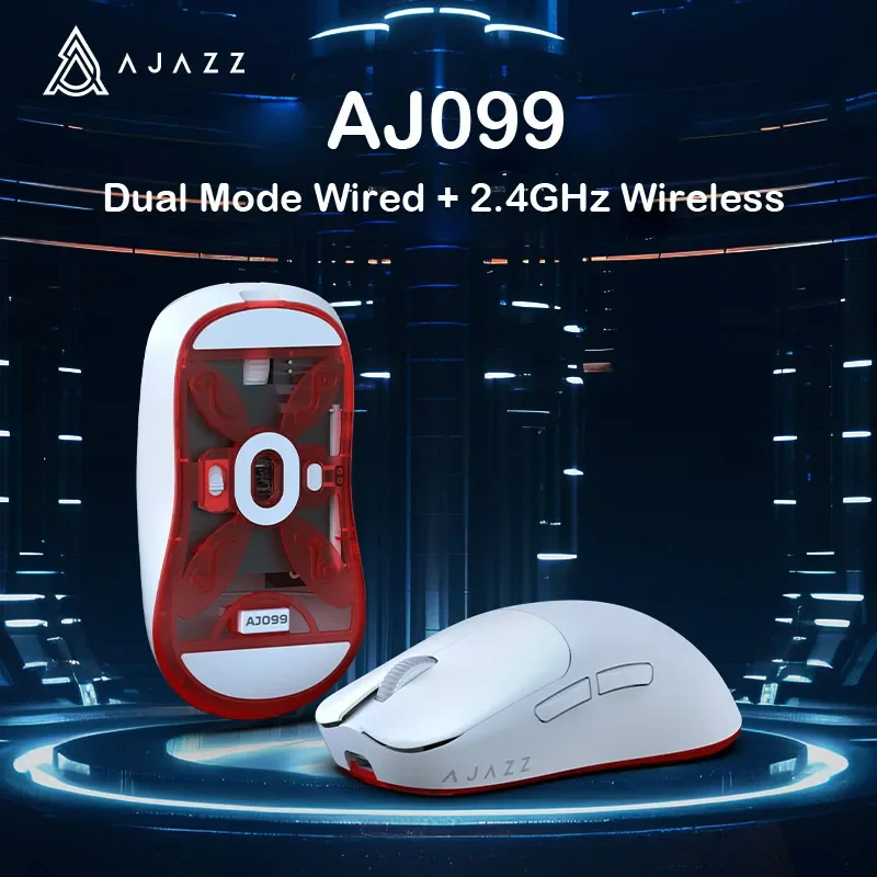 Ajazz AJ099 Superlight Wireless Gaming Mouse – 12000DPI, 56g, Dual Mode