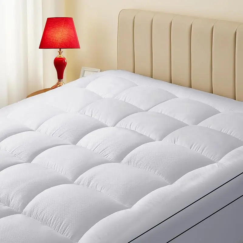 Ultra Thick 900 GSM Queen Mattress Topper – Soft Microfiber, Deep Pocket, All-Season - Image 3