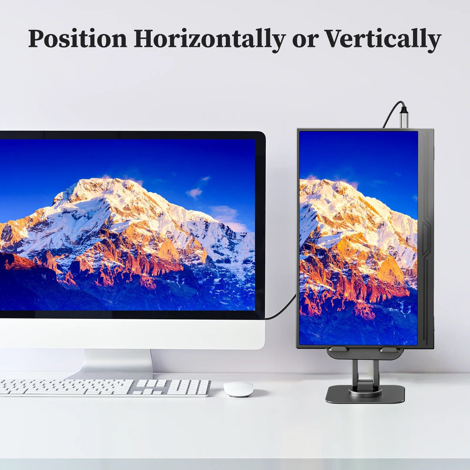 13.3" VEOUT Portable Monitor 1920x1200P USB-C HDMI FreeSync Ultra-Slim - Image 4