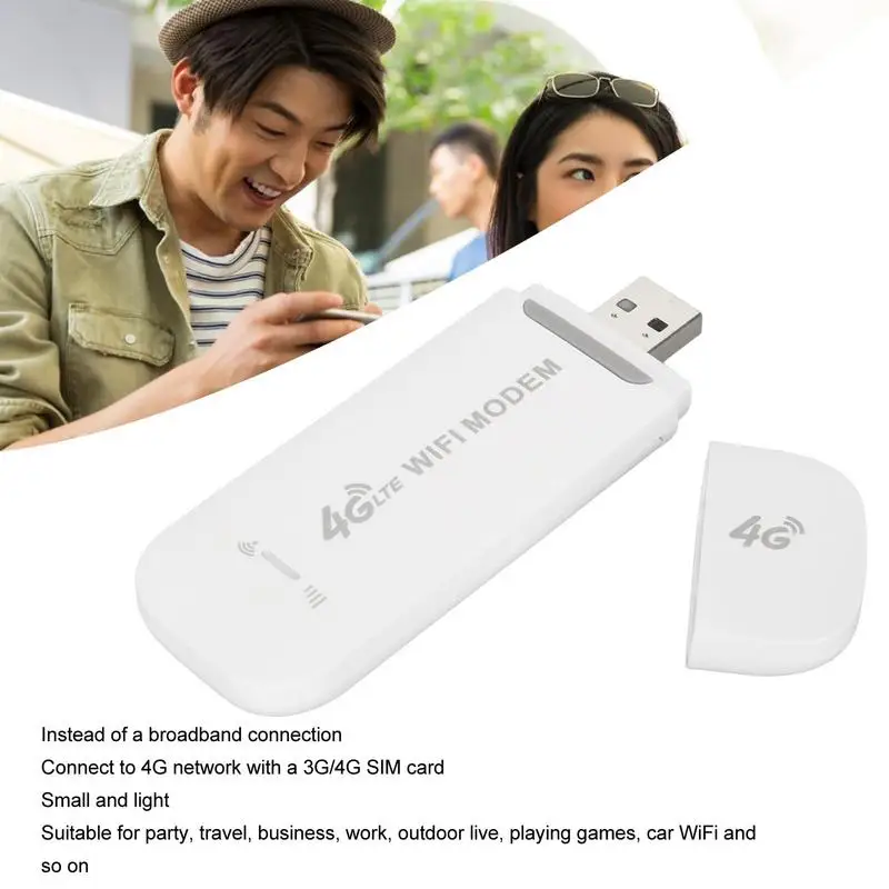 4G USB WiFi Modem, Portable Mobile Internet Dongle for Travel & Business - Image 3