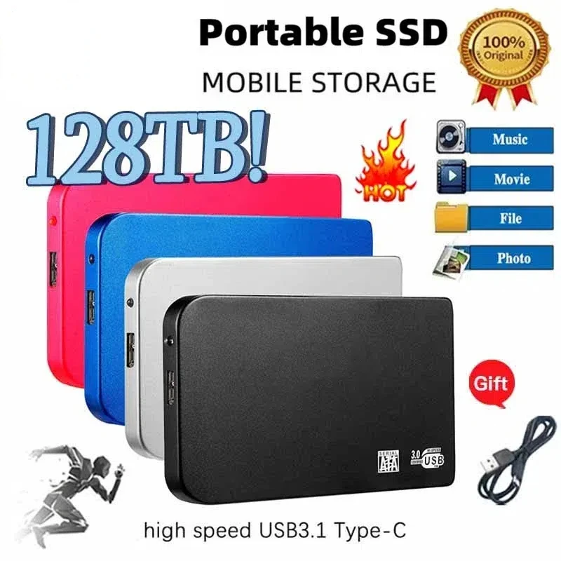 Portable Original 500GB SSD High-speed External Solid State Hard Drive USB3.0 Interface HDD Mobile Hard Drive for Laptops