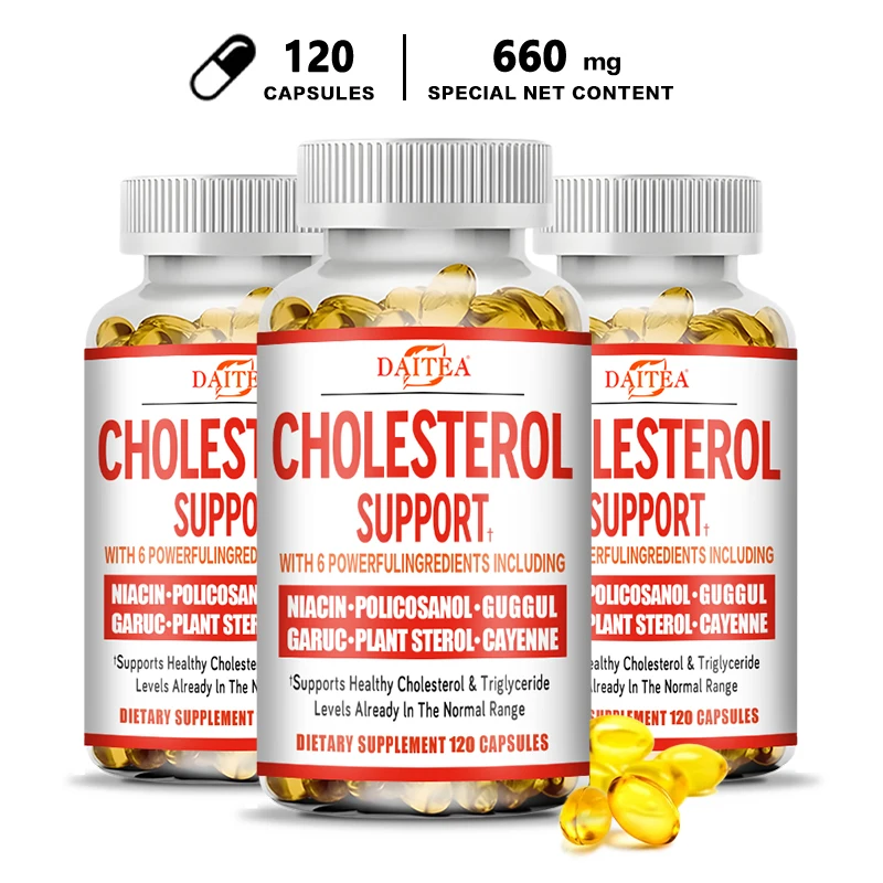 Cholesterol Health Supplement – Supports Heart, Circulatory System & HDL Levels