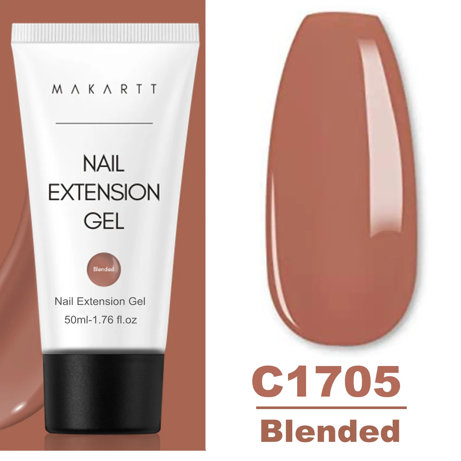 Makartt Natural Pink Poly Nail Gel – 50ML Builder for DIY Extensions - Image 26