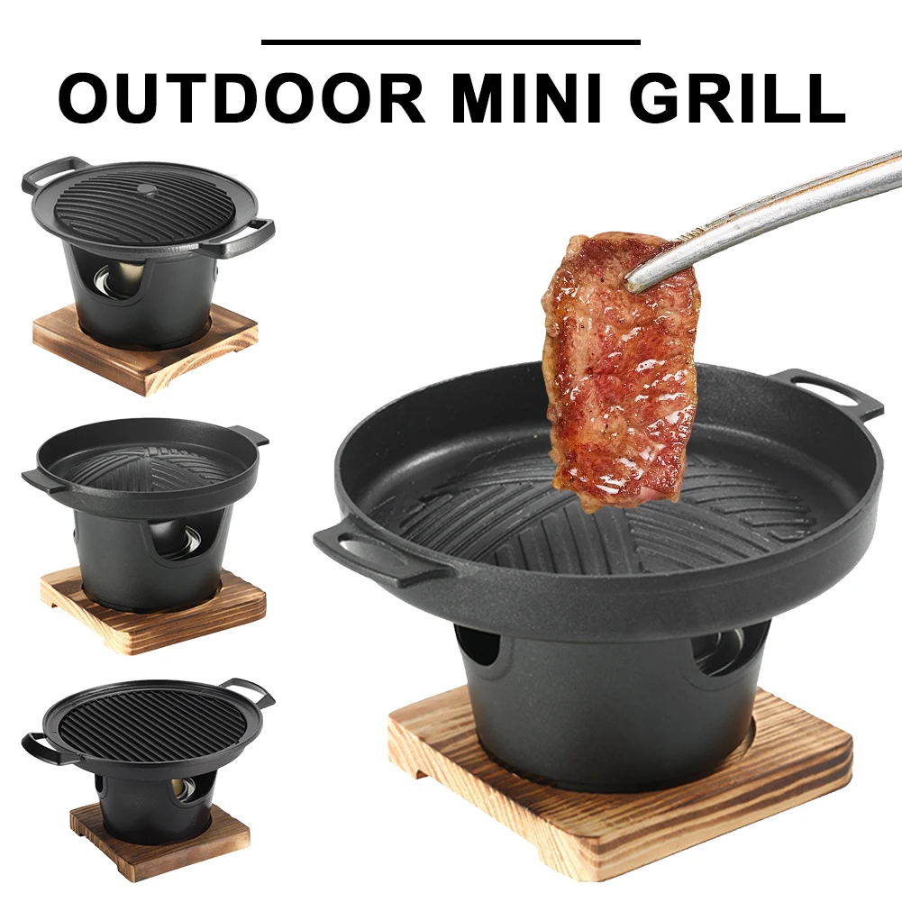 Portable Japanese Alcohol Stove – Smokeless Mini BBQ Grill for One - Image 2