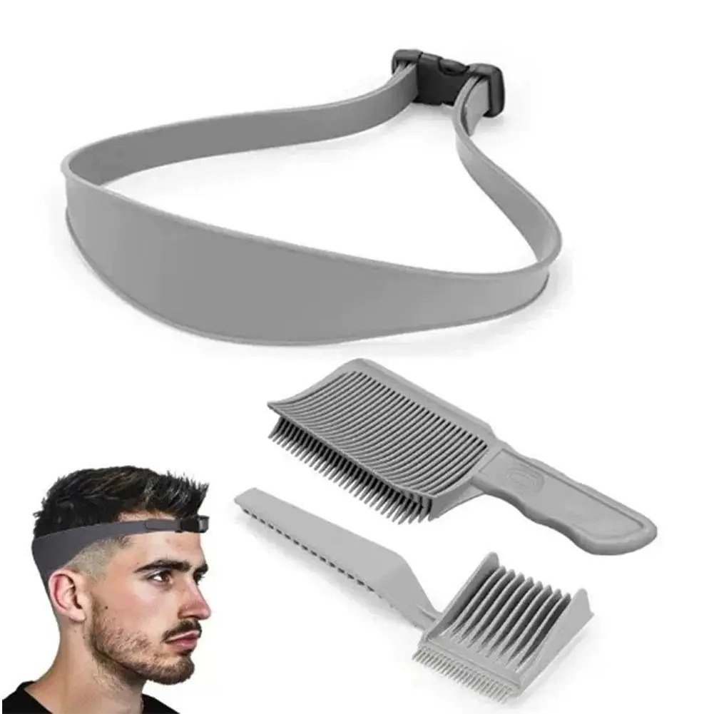 Adjustable Hair Trimming Guide Set for DIY Neckline Shaving & Haircuts