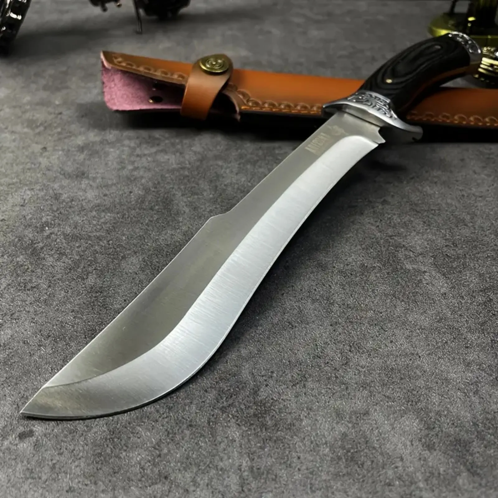 High Hardness Outdoor Fixed Blade Knife – EDC Straight Blade for Mountaineering