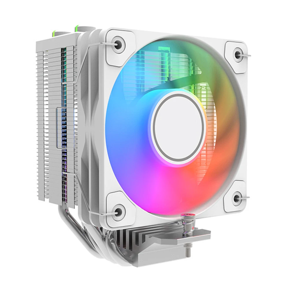 10CM Air CPU Cooler 4 Heatpipes PWM & ARGB Fan for Intel/AMD 115X/AM4/AM5