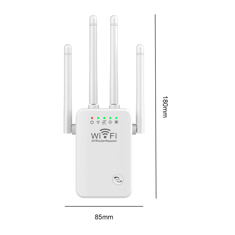 WiFi Extender Signal Booster, 300Mbps Long Range, 4 Antennas, Ethernet Port - Image 6