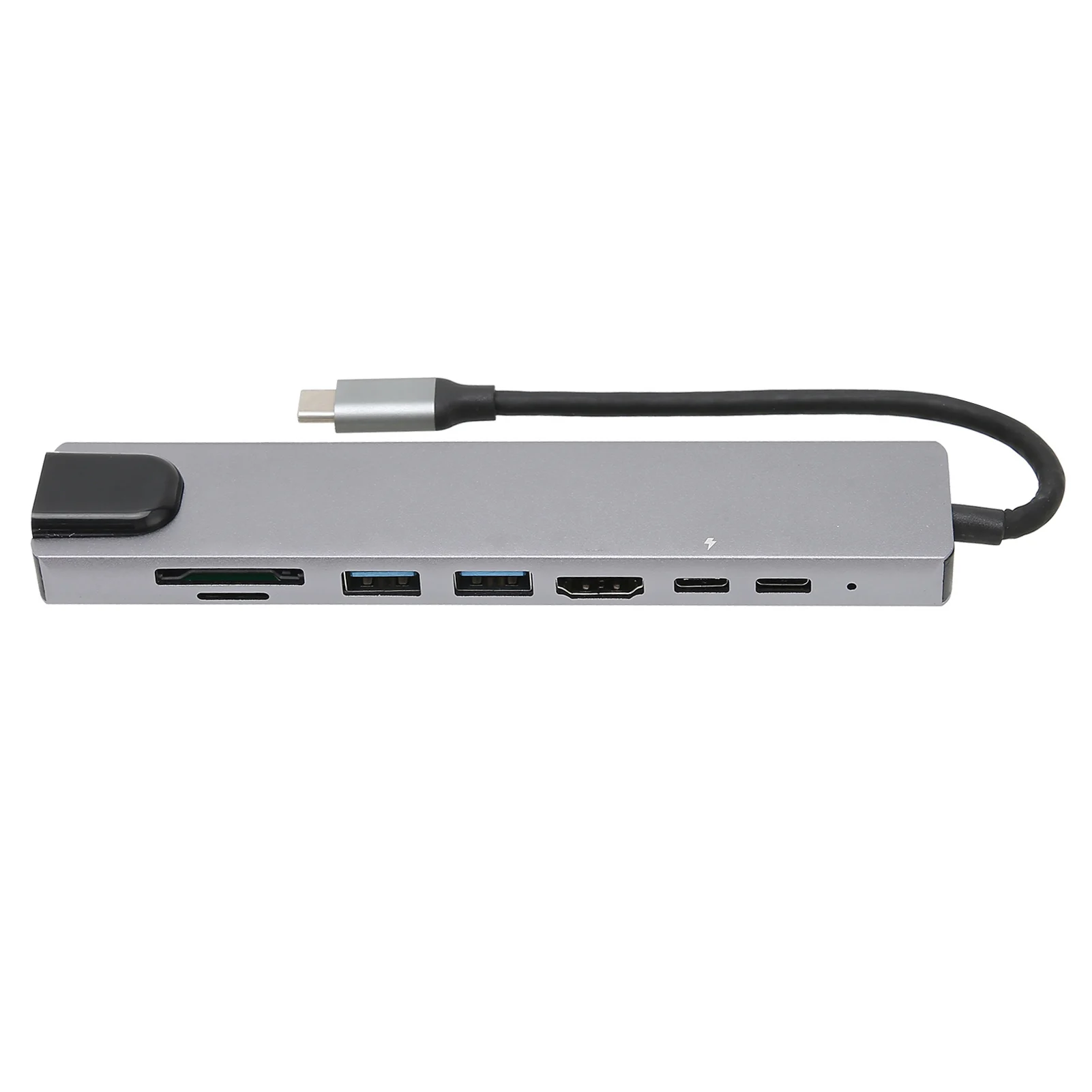 8-in-1 Type-C Docking Hub USB PD to HDMI for Data Transfer & Expansion - Image 7