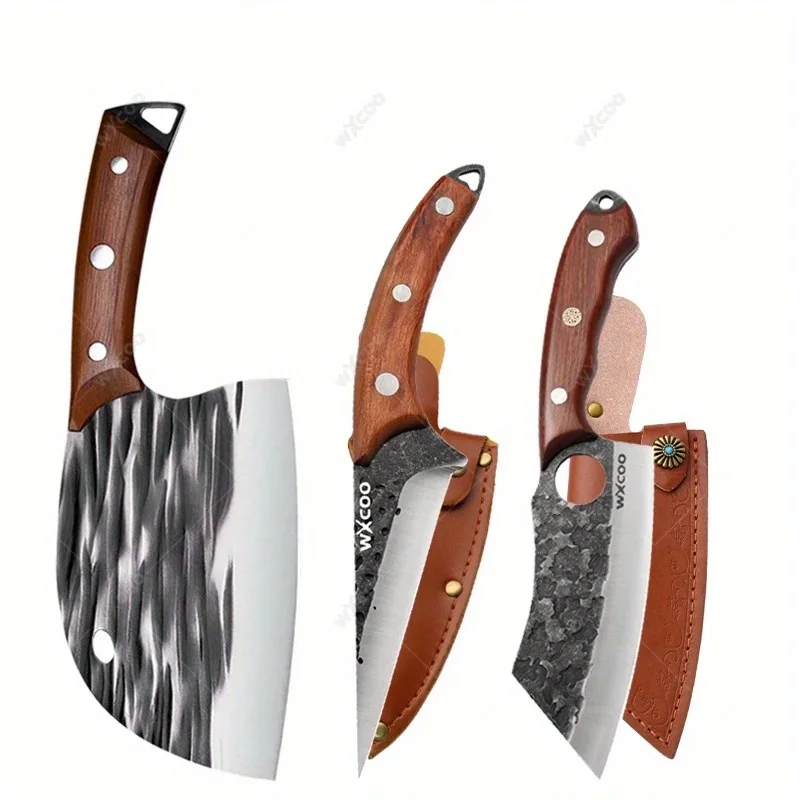 Professional Kitchen Chef Knife Set – 1 to 5 PCS Multipurpose Stainless Steel Utility & Boning Knives - Image 8