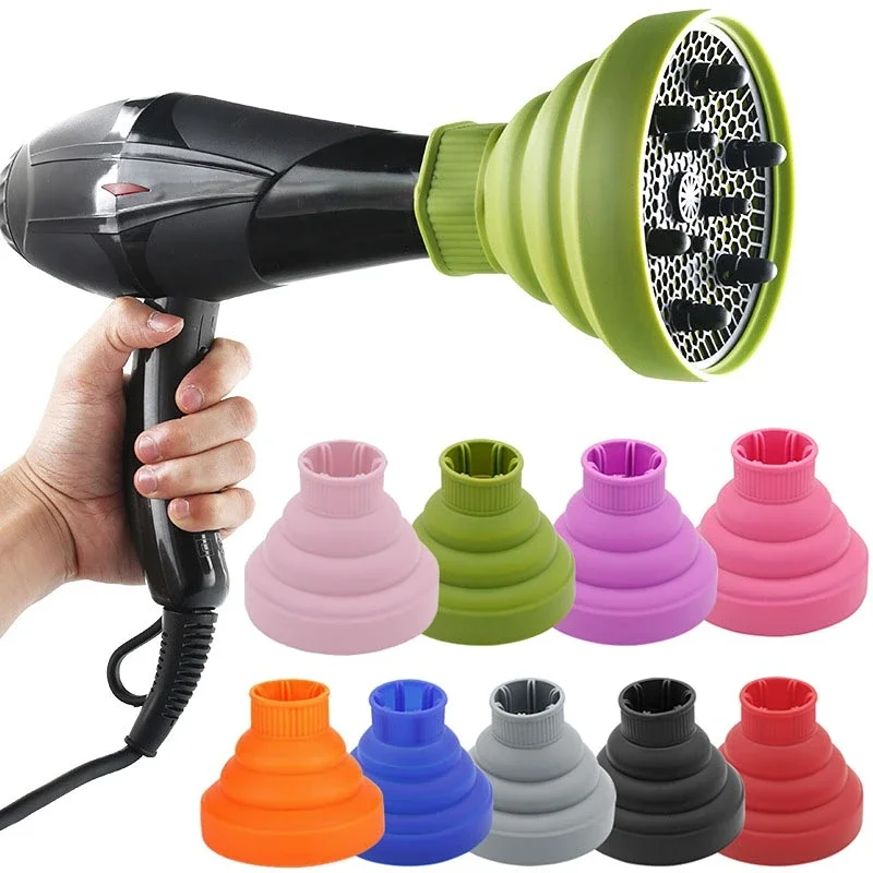 Silicone Hair Curl Diffuser – Universal Hairdryer Accessory for Curly Drying