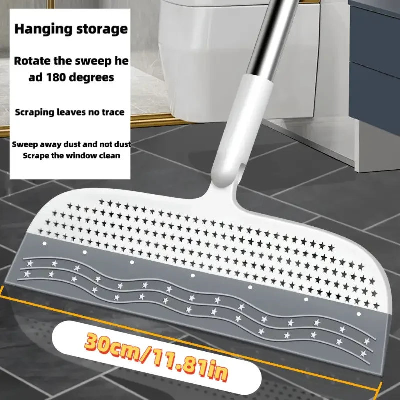Magic Broom with Detachable Head for Bathroom, Kitchen & Living Room - Easy Hair & Dust Removal - Image 4