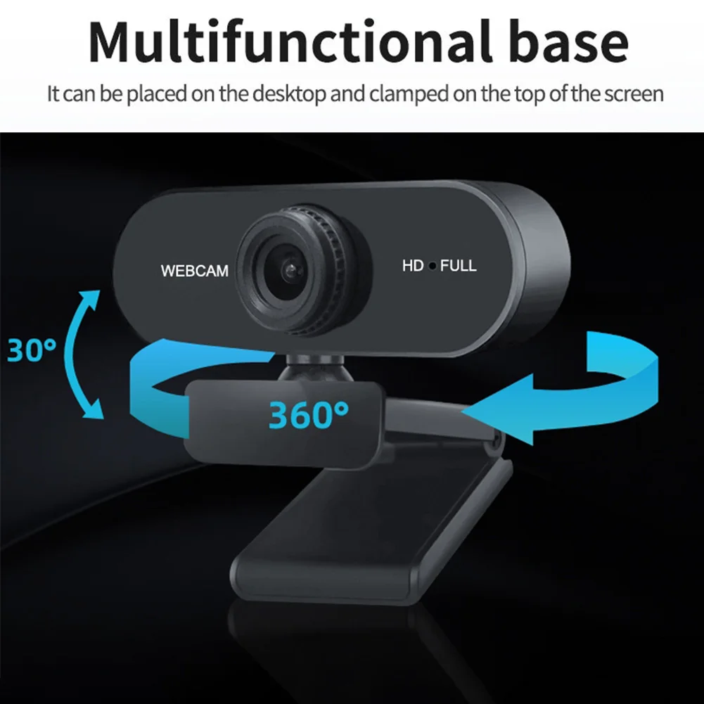 USB HD Web Camera 1080P and 2K Autofocus with Microphone Plug and Play for PC Laptop Desktop - Image 4