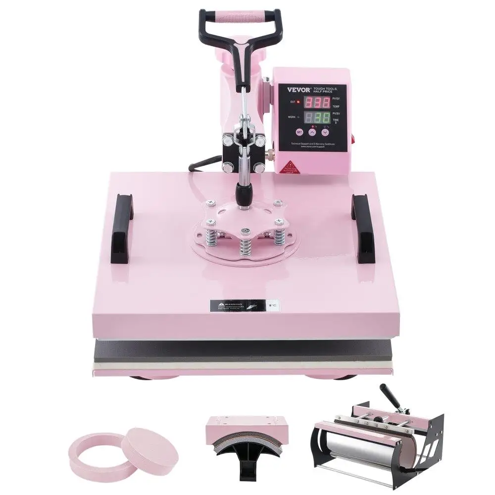 15x15 Heat Press Machine 5 in 1 T-Shirt & 30oz Tumbler Press