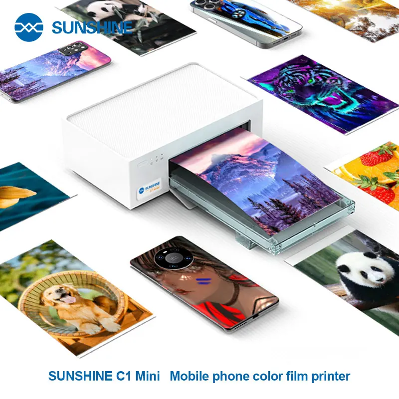SUNSHINE C1 Mini WiFi Color Film Printer with Film Cutting Machine