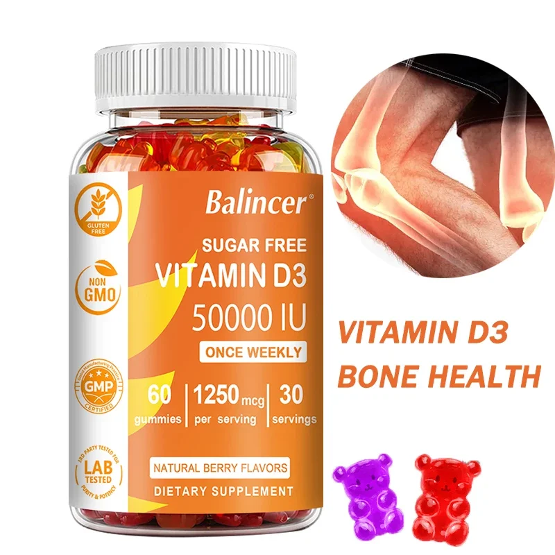 Sugar-Free Vitamin D3 Gummies – Mood, Immune, Energy & Bone Health Support