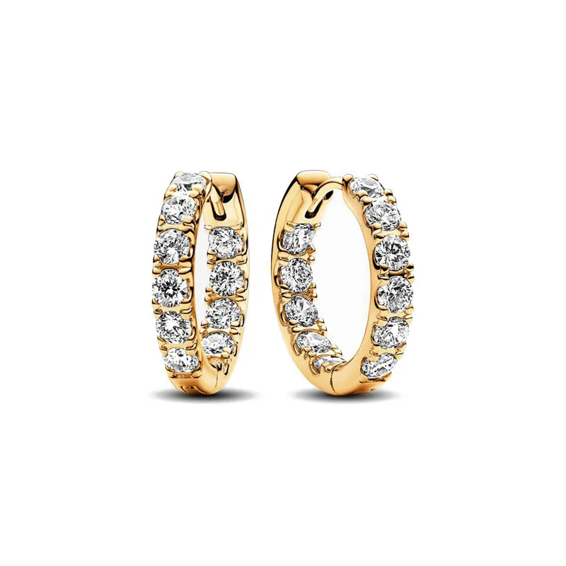 Double Hoop Sun & Moon Earrings – 925 Silver-Plated Butterfly Heart Studs - Image 33