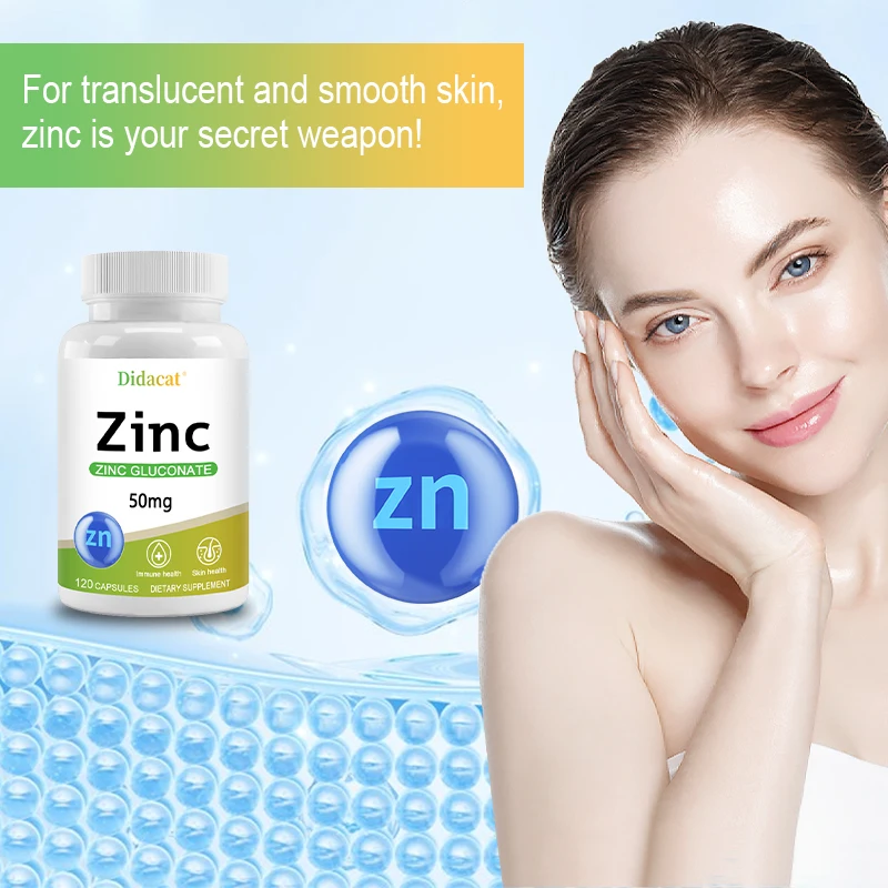 Zinc Gluconate Capsules – Immune & Skin Health Support with Enhanced Absorption - Image 3
