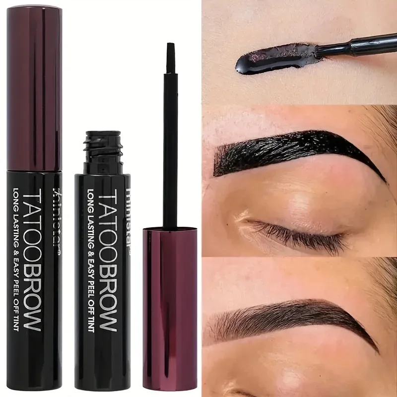 Tattoo Peel-Off Eyebrow Gel Tint – Waterproof, Transfer-Proof, Semi-Permanent Brow Definition