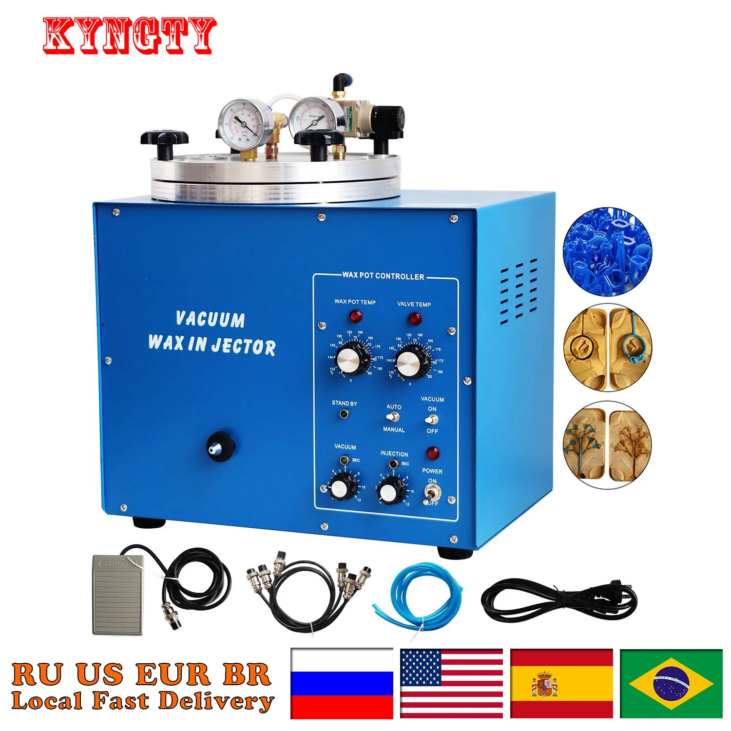 Digital Wax Injector 3KG – 510W Jewelry Casting Machine