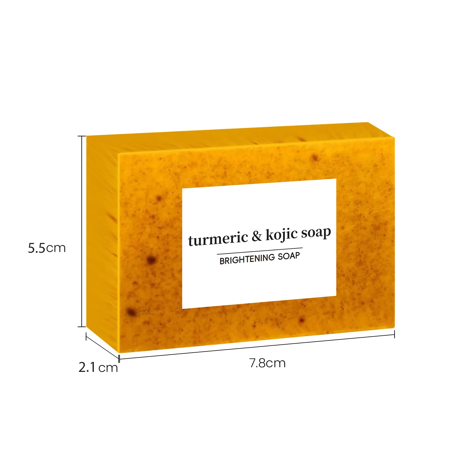Lemon Turmeric Kojic Acid Soap 100g – Brightening Facial & Body Bar - Image 7