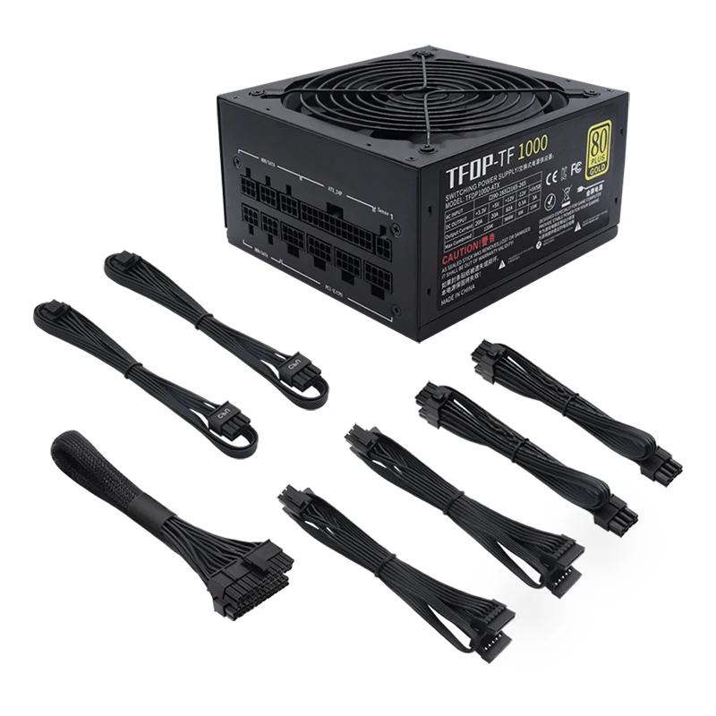 1000W Modular PSU Power Supply Gold for PC Computer – T.F.SKYWINDINTL