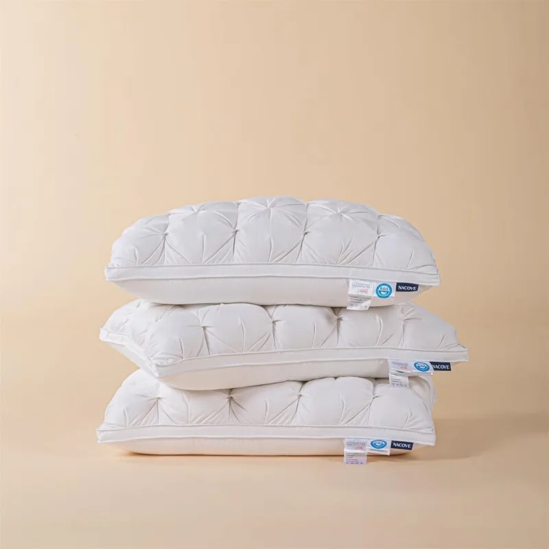 Luxury Hotel Quality Twist Flower Pillow, Premium Down Alternative 3D Bread Pillow for Side, Back & Stomach Sleepers - Image 2