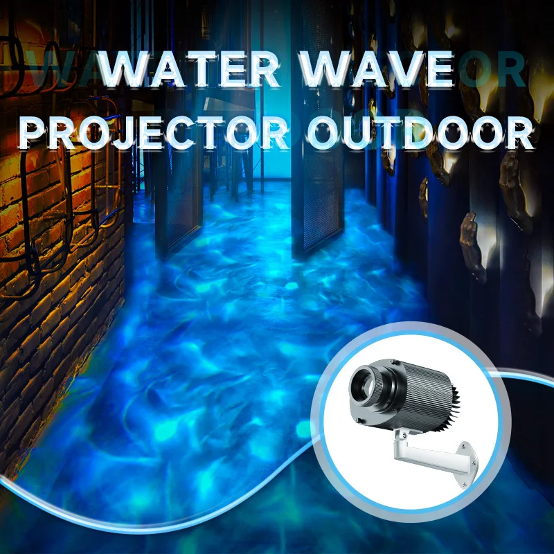 Waterproof Outdoor Water Wave Oecen Wave Light Water Wave Effect Projector with gobo projector