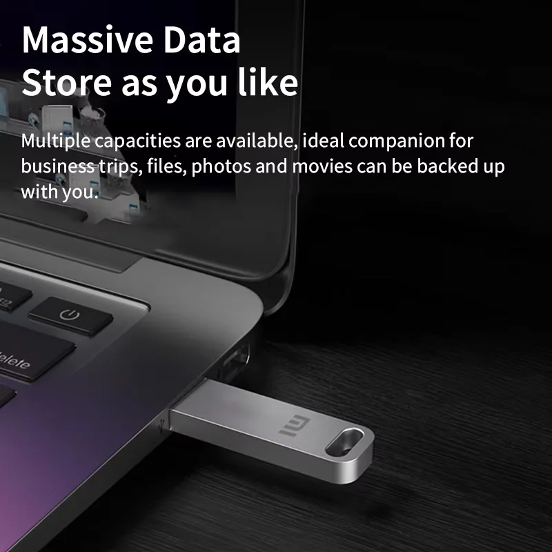 Xiaomi USB‑C 3.2 2 TB Metal Flash Drive – High‑Speed Waterproof USB Stick - Image 5