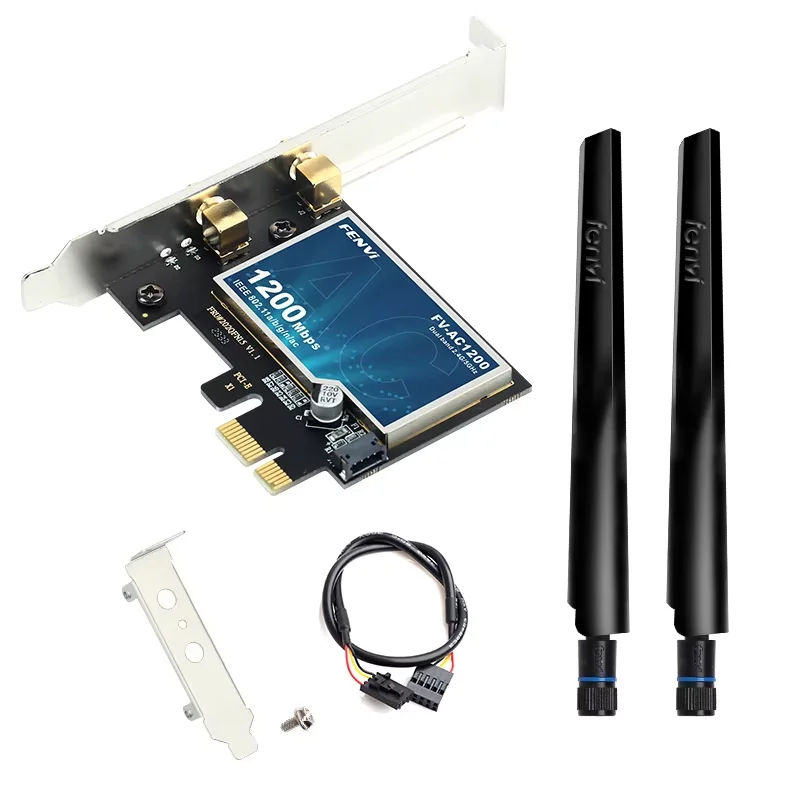 AC1200 WiFi PCI-E Adapter, Dual Band 2.4G/5GHz, BT 4.0 for Desktop/Laptop - Image 6