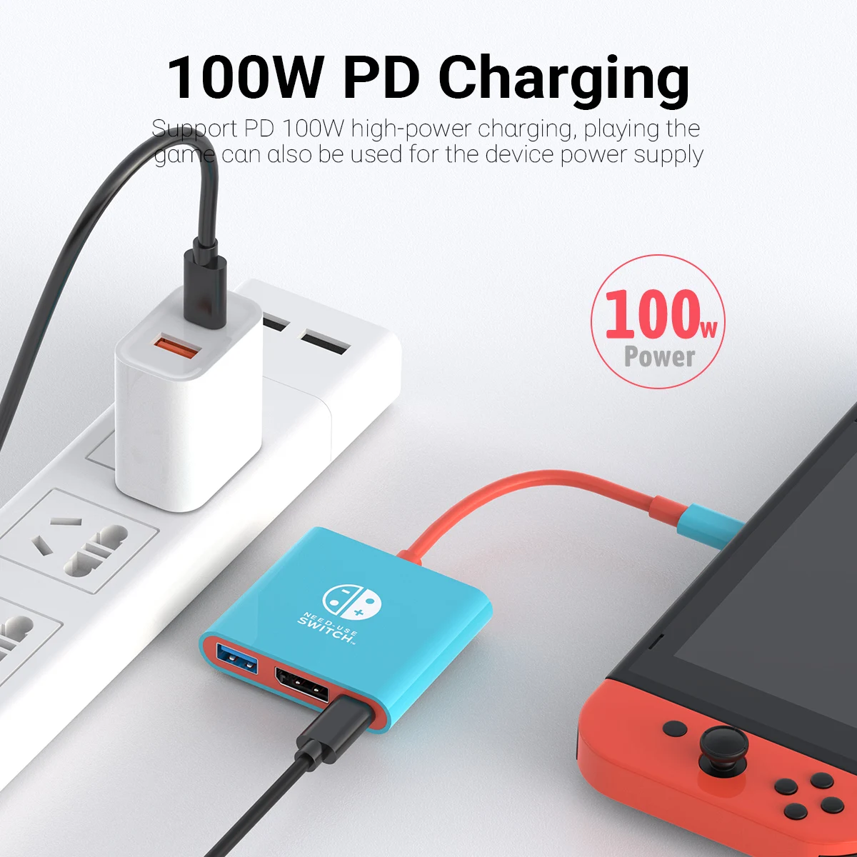 3-in-1 USB-C Hub with 8K DisplayPort Switch for MacBook Pro & Air - Image 6